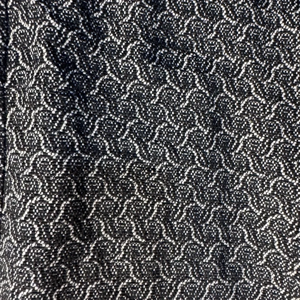 Eileen Fisher Rosette Jacquard Jacket Women's Black and White Patterned Jacket M - Picture 7 of 16